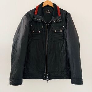 Hai Lan Black Bomber Style Jacket